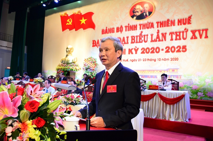 Секретарь парткома провинции Тхыатхиен-Хюэ на 2020-2025 годы Ле Чыонг Лыу