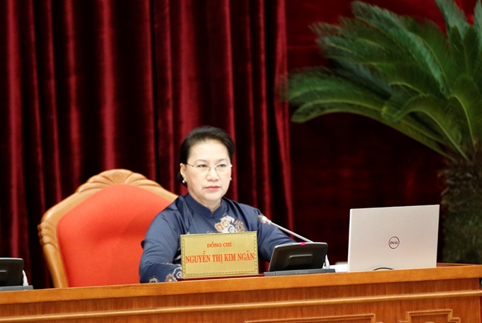 Член Политбюро ЦК КПВ, председатель Нацсобрания СРВ Нгуен Тхи Ким Нган