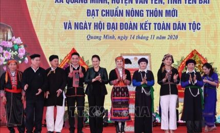 В общине Куангминь уезда Ваниен провинции Иенбай отмечался Праздник национального единства