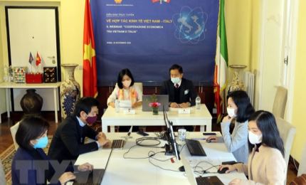 Состоялась онлайн-беседа об экономическом сотрудничестве между Вьетнамом и Италией
