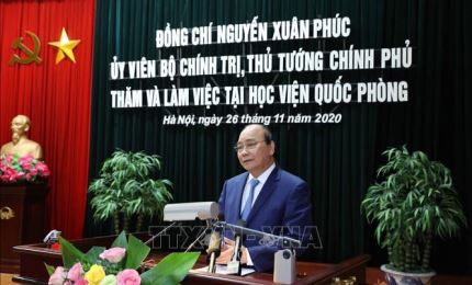 Премьер-министр Вьетнама Нгуен Суан Фук провёл рабочую встречу с руководством Академии обороны