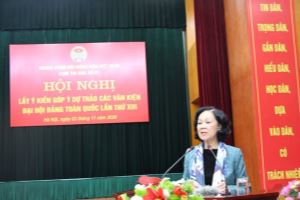 ЦК Союз вьетнамских крестьян организовал конференцию по сбору мнений по проектам документов 13-ого съезда КПВ