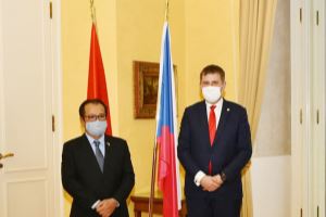 Посол Вьетнама в Чехии Тхай Суан Зунг провел рабочую встречу с министром иностранных дел Чехии Томашом Петржичеком