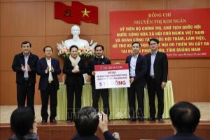 Председатель Нацсобрания Нгуен Тхи Ким Нган провела рабочий визит в провинцию Куангнам