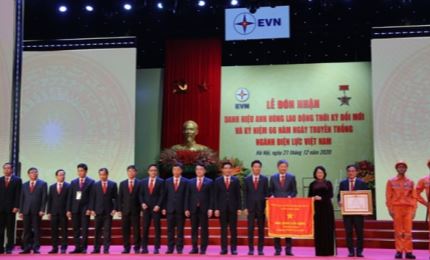 Электроэнергетической корпорации Вьетнама вручено звание «Герой труда в период обновления страны»