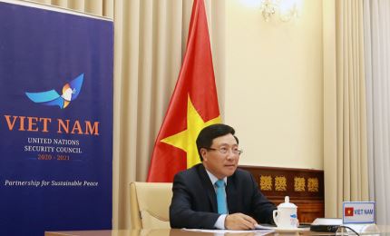 Вице-премьер, глава МИД Вьетнама принял участие в дискуссии высокого уровня по вопросам сотрудничества между ООН и АС