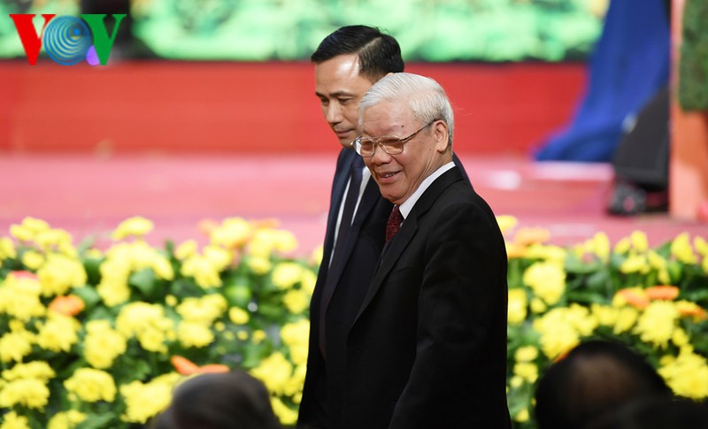 На данном мероприятии присутствовали Генеральный секретарь ЦК КПВ, Президент  Вьетнама Нгуен Фу Чонг.