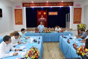 Постоянный член Секретариата ЦК КПВ Чан Куок Выонг провел рабочую встречу с парткомом провинции Камау