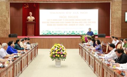 Члены парторганизации НС СРВ высказали мнения по проекту Политического доклада парторганизации города Ханоя
