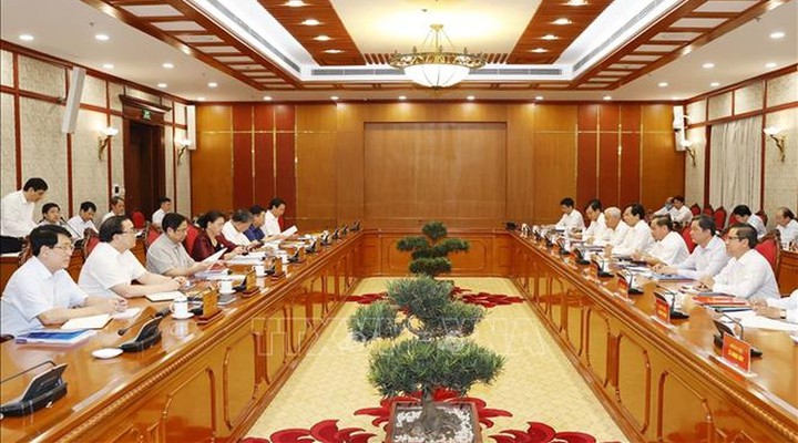 Председатель Нацсобрания Нгуен Тхи Ким Нган председательствует на встрече с парторганизацией города Кантхо, 31 июля 2020