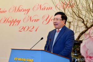 Вице-премьер, глава МИД Вьетнама Фам Бинь Минь высоко оценил вклад СМИ в успех внешнеполитической деятельности страны в 2020 году