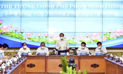 Рабочая встреча премьер-министра Фам Минь Тиня с руководителями города Хошимина