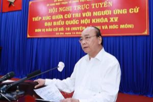 Президент Вьетнама провел встречу с избирателями города Хошимина