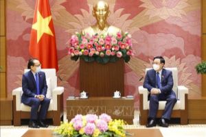 Председатель НС Выонг Динь Хюэ принял посла Камбоджи во Вьетнаме