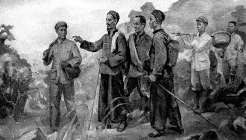 После 30 лет скитаний 28 января 1941 года Нгуен Ай Куок - Дядя Хо вернулся домой из Китая и поселился в Пакбо (провинция Каобанг), непосредственно руководя революционной борьбой. Он указал, что в условиях Вьетнама единственный путь, по которому следует идти, - это путь национально-демократической революции, возглавляемой партией-пионером рабочего класса, чтобы свергнуть империалистов и колонизаторов и завоевать независимость, а затем осуществить социалистическую революцию.